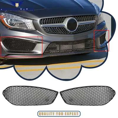 2 rejillas antiniebla parachoques delantero para Mercedes Benz W117 CLA250 CLA45 AMG 2014-16 Foto 1 de 4