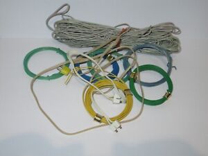 VINTAGE DOLLS HOUSE FURNITURE ELECTRICAL WIRES (SOME LUNDBY)