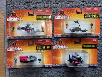 Pequeños Soldados Micro Die-Cast Juegos (4) Chip Peligro Arquero y Vehículos Sin usar, en caja 1998 Foto 1 de 4
