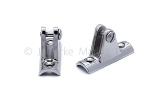 HD Stainless Concave deck hinge boat sprayhood bimini canopy cover fitting - Picture 1 of 1