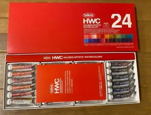 Holbain WG591 Transparent Watercolor Paint 5ml Granulating Colors 24 Color - Picture 1 of 3