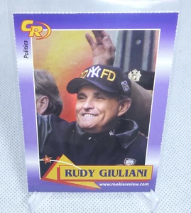 2003 Celebrity Review Rookie Review Rudy Giuliani Politikkarte #2 Trumps Anwalt - Bild 1 von 2