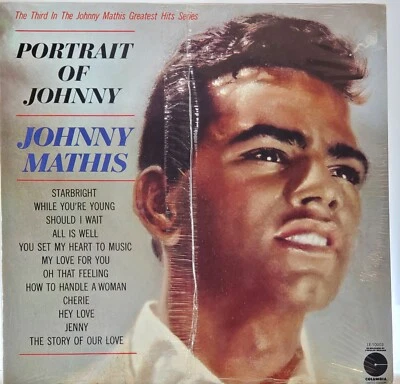 Johnny Mathis–Portrait Of Johnny, 1971, Columbia LE 10003 [Mint, Reissue] - Image 1 of 2