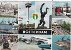 Rotterdam Netherlands Multiview Postcard posted 1970 corner crease