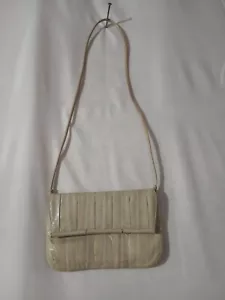 Vintage Eel Skin Genuine Clutch Bag - Picture 1 of 3