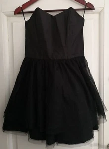 Robe bustier PEPE JEANS en tulle noire Taille S Excellent état - Picture 1 of 8