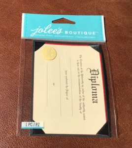 Pegatinas adorno 3D JOLEE'S DIPLOMA ESCOLAR Envío gratuito * - Imagen 1 de 1