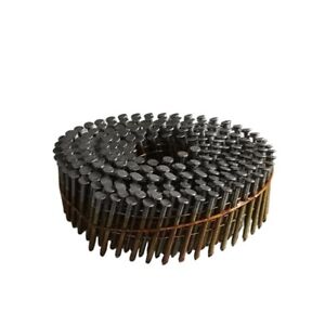 meite 15-Degree Full Round-Head Wire Coil Siding Nails Ring Shank Nails