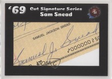2019 Historic Auto 1969 Cut Signatures Sam Snead Auto