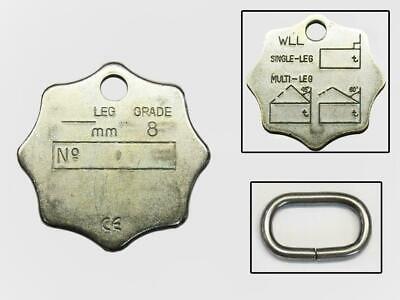  Lifting Chain Identification Tag & Link (Inspection Spare Grade 80) • 4.75€