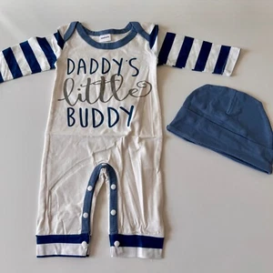 Brand New! Baby Boy Bodysuit with Beanie, Outfit - Picture 1 of 6
