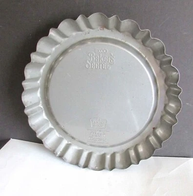 Tiara de postre EKCO Baker's Secret de colección Duncan Hines Quiche estriada SH Foto 1 de 3