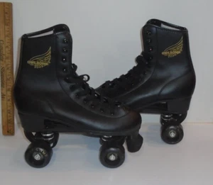 skates Quad Roller Skates black sz 7 - Picture 1 of 5