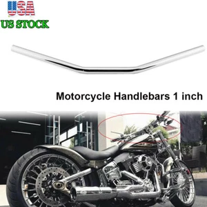1"inch Motorcycle Handlebars Motorbike Drag Bar For Harley-Davidson Honda Suzuki - Picture 1 of 7