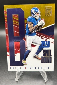 2017 Donruss Elite Odell Beckham Jr. Spellbound Orange Parallel #34 SP /25 RARE! - Picture 1 of 2