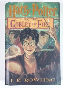 Harry Potter and the Goblet of Fire 4 JK Rowling 1st American Edition HC DJ - Foto 1 di 10