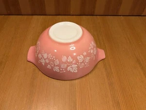 Pyrex 442 ROSA STACHELBEERE Aschenputtel verschachtelte Rührschüssel mit Ausguss 1-1/2 Quart USA - Bild 1 von 9