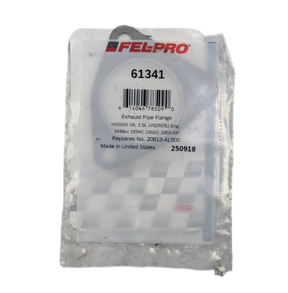 Junta de brida de tubo de escape FELPRO 61341 triangular Nissan Infiniti 350Z G35 FX35 Foto 1 de 1