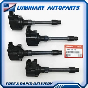 OEM New 4Pcs Ignition Coil For Honda Accord Civic CRV Acura 30520-59B-013 US - Picture 1 of 6