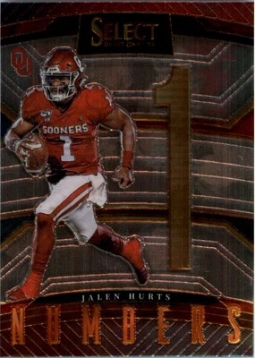 2023 Select Draft Picks Select Numbers #9 Jalen Hurts - FB - Image 1 of 2