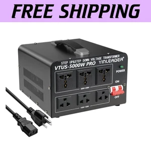 5000W PRO Voltage Transformer Converter: Step Up/Down Power Adapter for Appli... - Picture 1 of 10