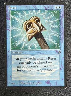 Reset Legends Regular MTG Magic Card Vintage  - Image 1 of 2