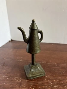 Vintage Old Salem Landmark COFFEE POT Paperweight - Picture 1 of 7
