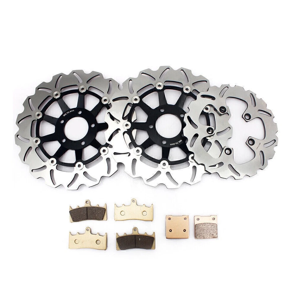 Front Rear Brake Rotors Pads For Suzuki GSF1200 GSF 1200 S Bandit 2001-2005 2002 Foto 1 de 4
