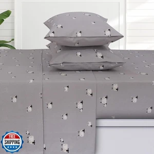 Tribeca Living Ultraweiche Türkische Baumwolle Flanell Twin XL Laken Set mit Extra - Bild 1 von 4