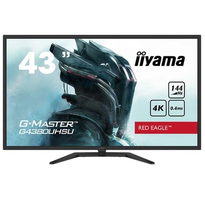 iiyama G-MASTER 43" 4K Ultra HD LED Monitor Aspect Ratio 16:9 Resp Time 0.4 ms - Image 1 of 4