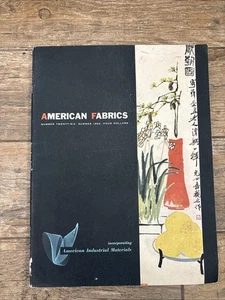 Summer 1953 American Fabrics Commercial Textile N 26 Ch'i Pai-Shih Salvador Dali - Bild 1 von 8