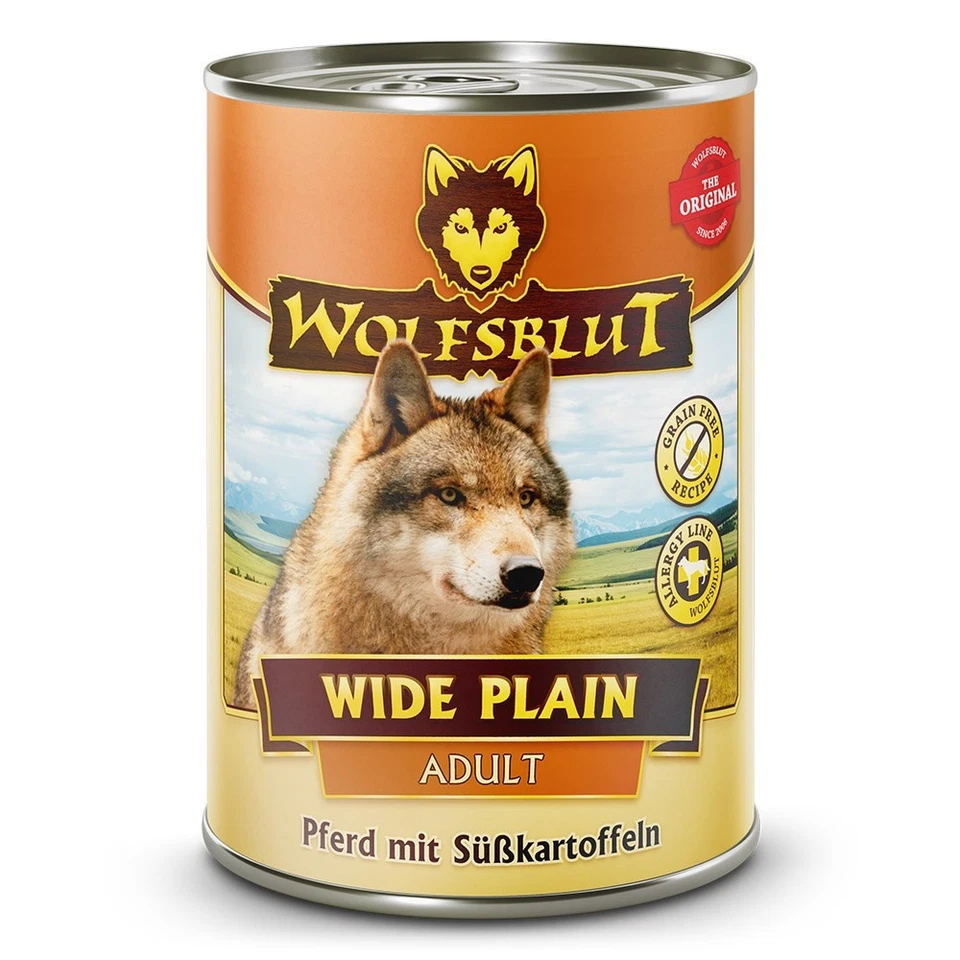 4260603783175 WOLFSBLUT Wide Plain Horse meat with sweet potatoes - Nassfutter f - Bild 1 von 1