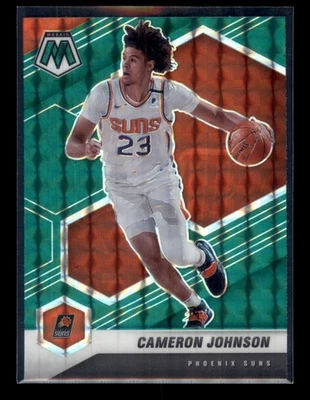 2020-21 Panini Mosaic - Cameron Johnson #172 Green Mosaic Prizm - Image 1 of 2