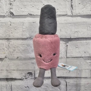 Esmalte de uñas Jellycat Kooky barniz 8" juguete suave felpa nuevo etiquetado rosa gris - Imagen 1 de 23