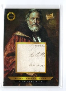 2025 Pieces of the Past Pirates Bartolomeu Dias JUMBO HANDWRITING RELIC #637 c - Picture 1 of 1