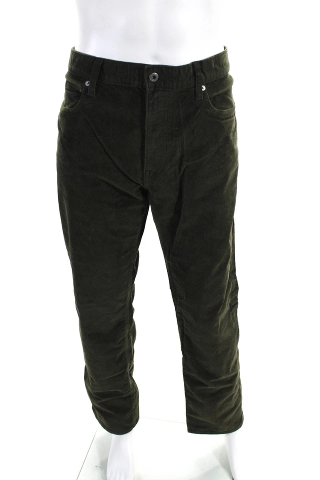 J Crew Men's Button Closure Flat Front Straight Leg Dress Pant Green Size 38 - Image 1 of 4