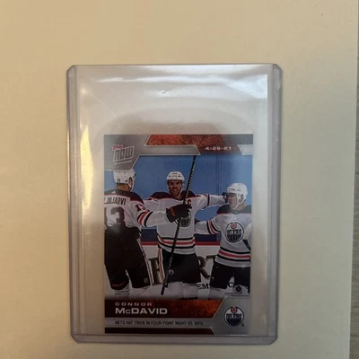 2020 -21 Topps Now Stickers Connor McDavid # 134 - Image 1 of 2