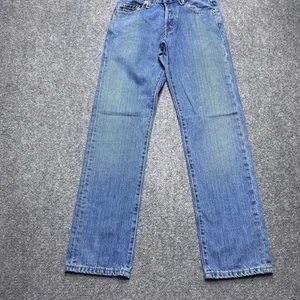 Jeans clásicos vintage Levis 501 para hombre 27x32 pierna recta botón mosca - Imagen 1 de 13