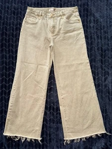 Kut From The Kloth Women's Meg High Rise Wide Leg Beige Size 6 - Picture 1 of 10