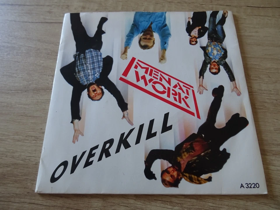 Men At Work – Overkill 7" single EX+ - Image 1 of 1