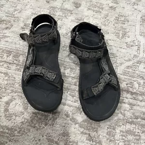 Mens Teva Original Hiking Water Gray Adjustable Strap Microban Sandals Size 9 - Picture 1 of 12