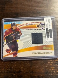 A116,157 - 2001-02 Bowman YoungStars Relics #JIK Ilya Kovalchuk
