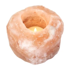 Candelabro grande de sal única del Himalaya 750 g - Imagen 1 de 3