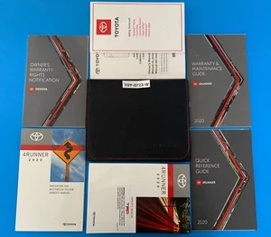 2020 Toyota 4Runner SR5 Limited TRD OffRoad Pro Owners Manual Books Set OEM Case - Picture 1 of 11