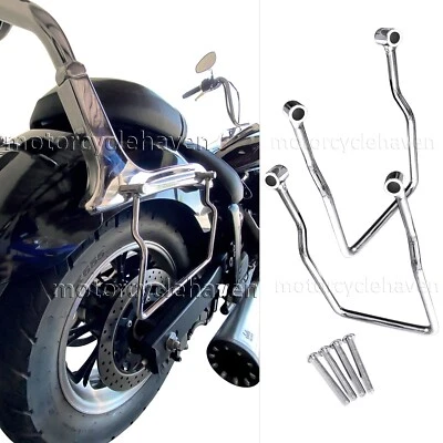 Yamaha V Star 950 1300 2007-up bolsa de sillín soportes de soporte (excepto Stryker) Foto 1 de 4