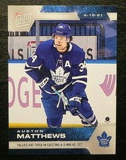 2020-21 20/21 TOPPS NOW NHL Stickers #113 Auston Matthews Toronto Maple Leafs