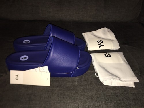 Sandali Adidas Y 3 Yohji Yamamoto diapositive inchiostro blu da uomo taglia 9 WMNS taglia 10 ID4445