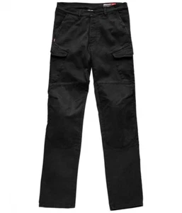 PANTALONI MOTO JEANS BLAUER HT STUART CARGO NERO PROTEZIONI RINFORZO FIBRA  36 - Picture 1 of 3