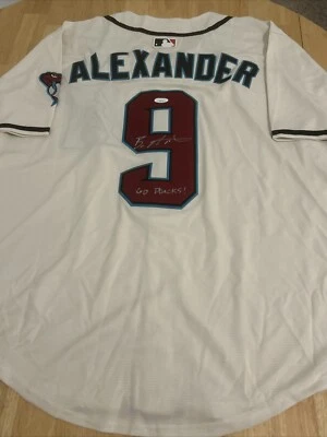Blaze Alexander Arizona Diamondbacks Autographed Jersey JSA Certified - Image 1 of 4