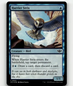 FOIL - MTG Harrier Strix 52 - Outlaws of Thunder Junction - Picture 1 of 1